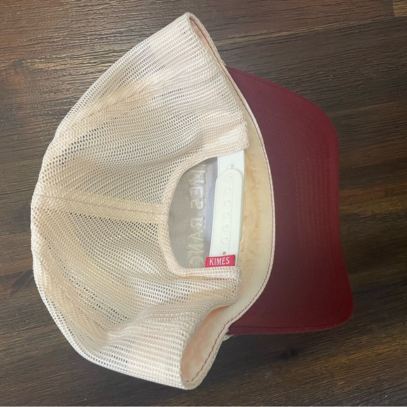 Kimes Ranch Classic Red and Cream Cap - Picture 3 of 5